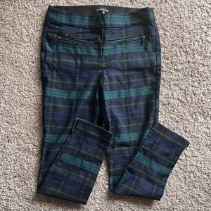 violets and roses ponte pants